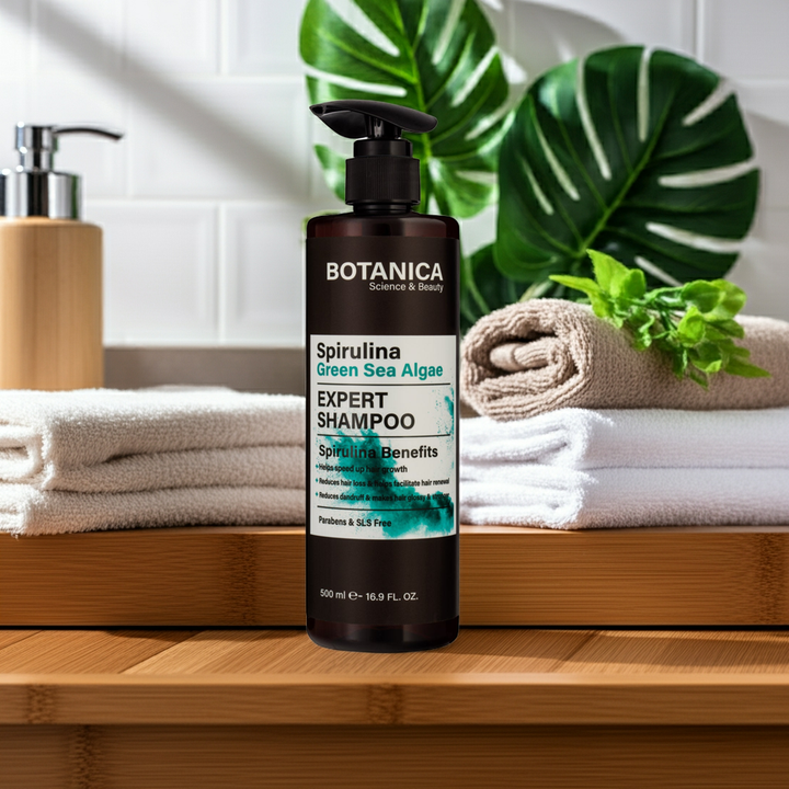  Botanica - Anti-hair Loss Shampoo - Spirulina Algae - DeadSeaShop.co.uk