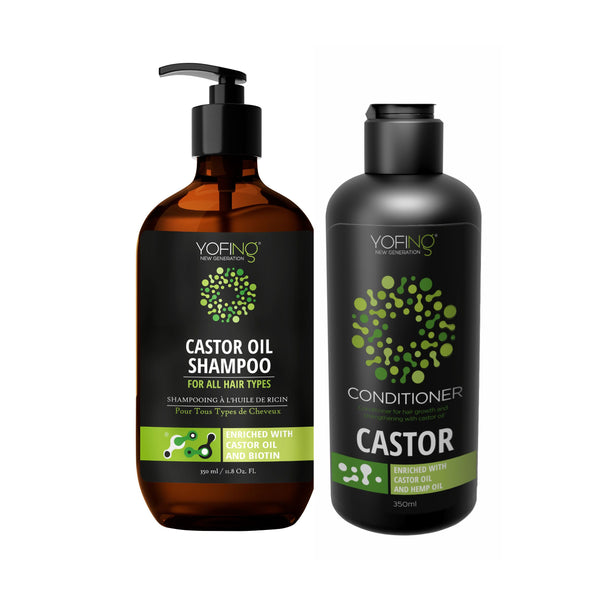 YOFING NEW GENERATION - Castor Oil Shampoo & Conditioner - DeadSeaShop.co.uk