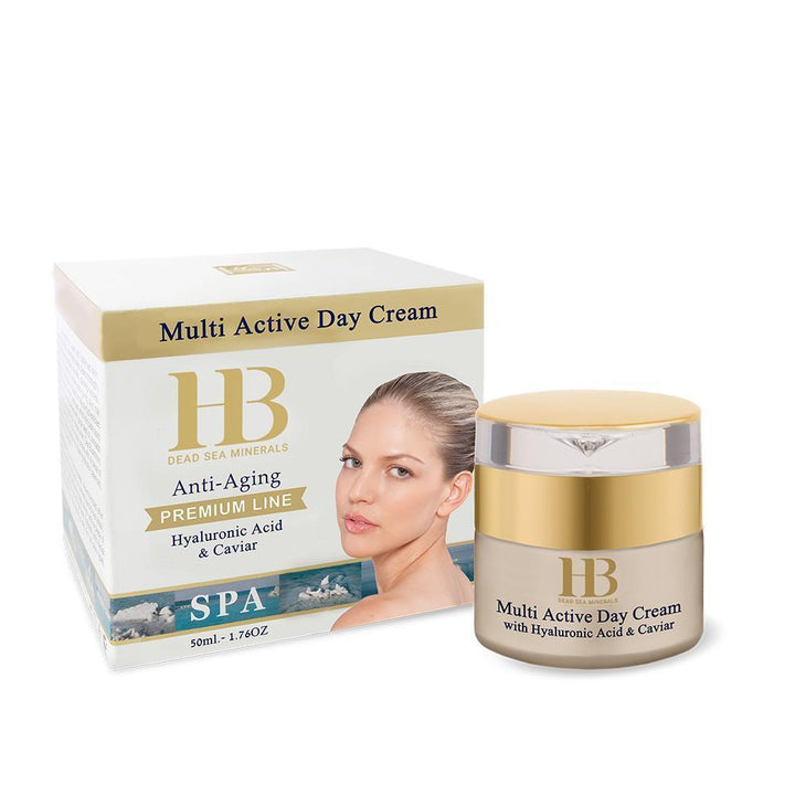 Multi-Active Day Cream With Hyaluronic Acid and Caviar Extract - DeadSeaShop.com