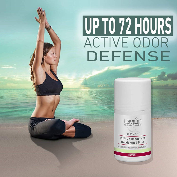 Lavilin Roll-On Deodorant For Women - deadseashop.co.uk
