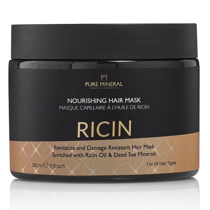 Pure Mineral - Castor Hair Mask - DeadSeaShop.co.uk
