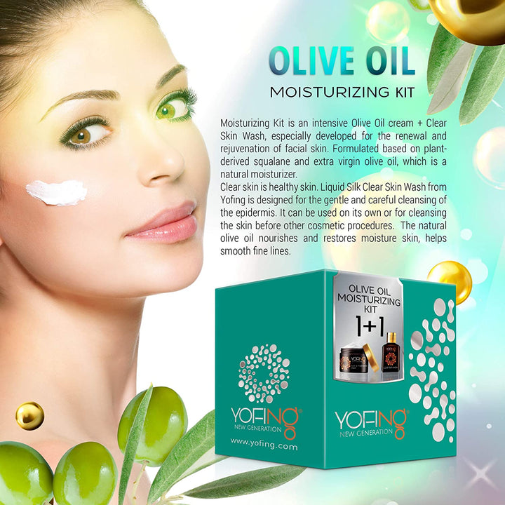 YOFING NEW GENERATION - Olive Oil Cream & Clear Skin Wash - deadseashop.co.uk
