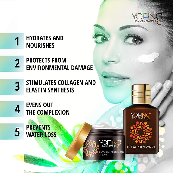 YOFING NEW GENERATION - Olive Oil Cream & Clear Skin Wash - deadseashop.co.uk